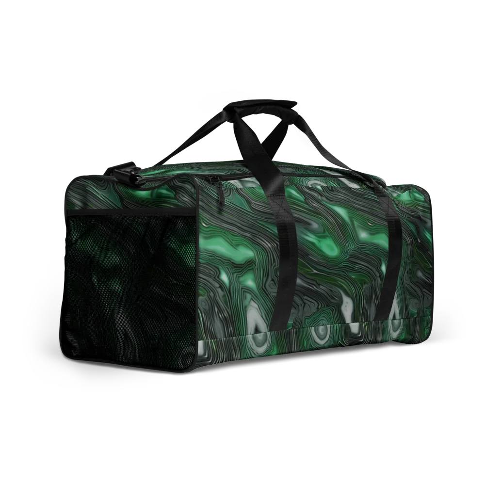 Malachite Current on Duffle Bag — Right Front