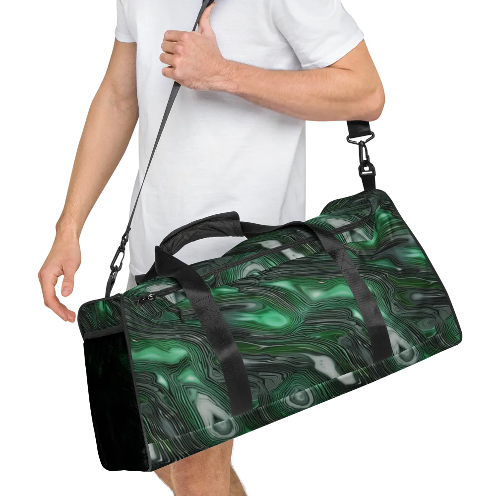 Malachite Current on Duffle Bag — Right Front