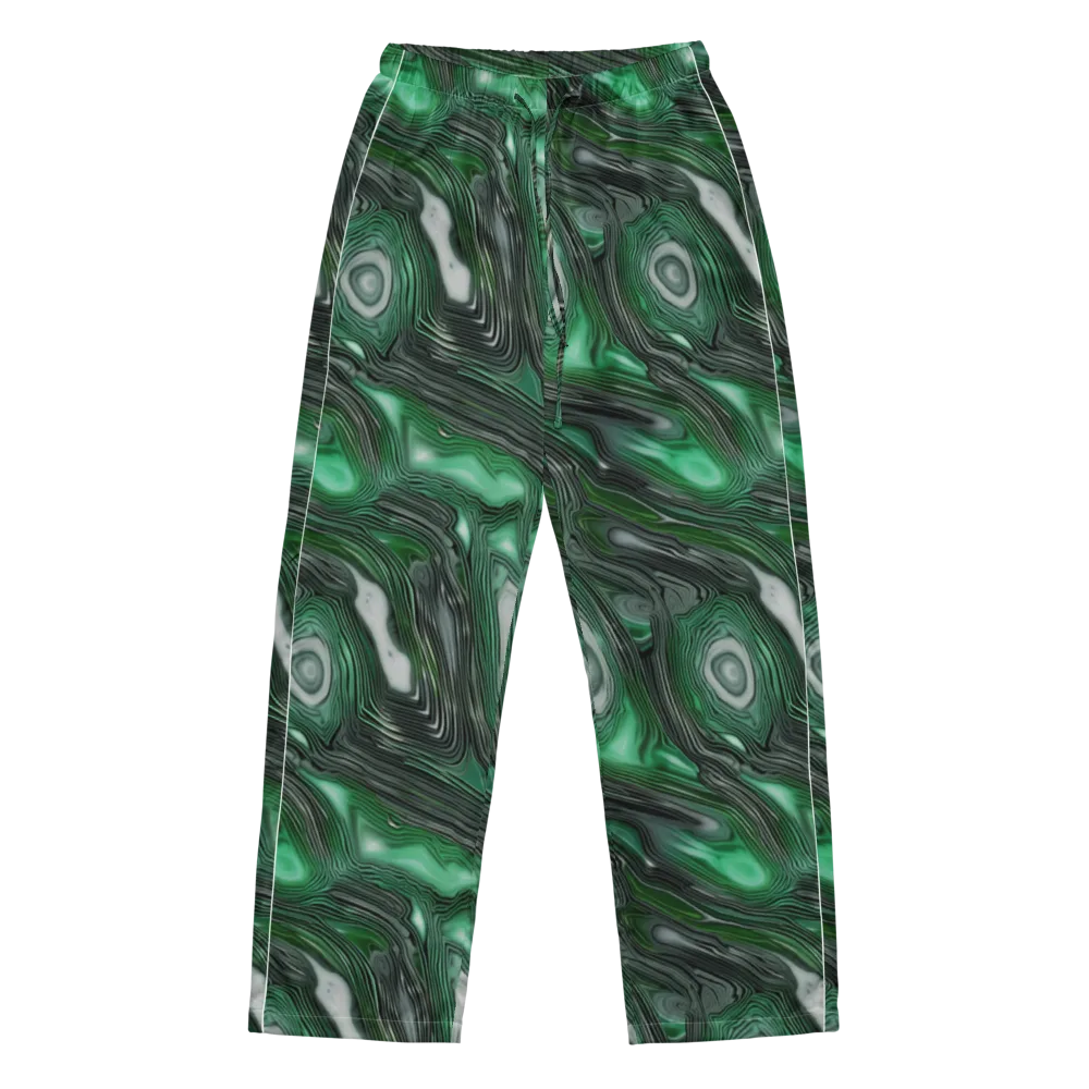 Malachite Current on Women's Pajama Pants — Front