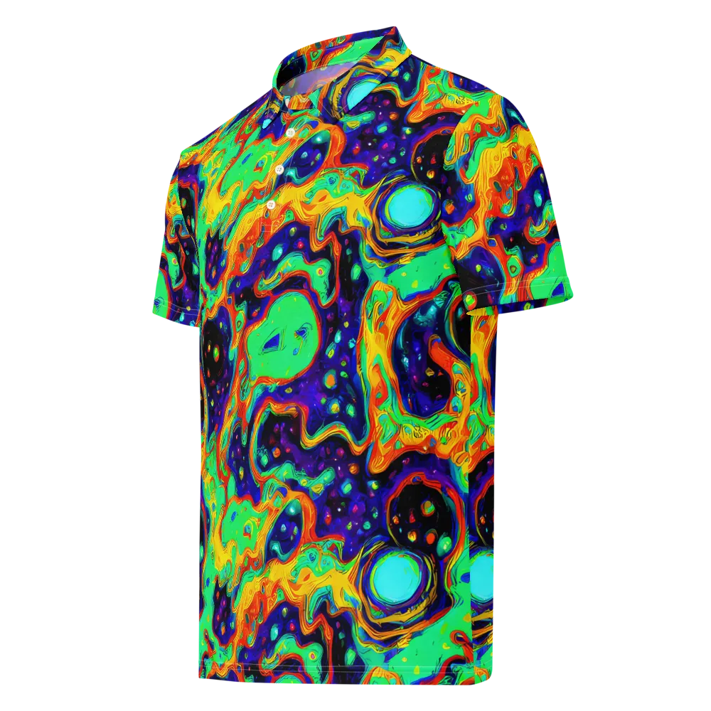 Deep Space Melt on Men's Slim Fit Polo Shirt — Left Front