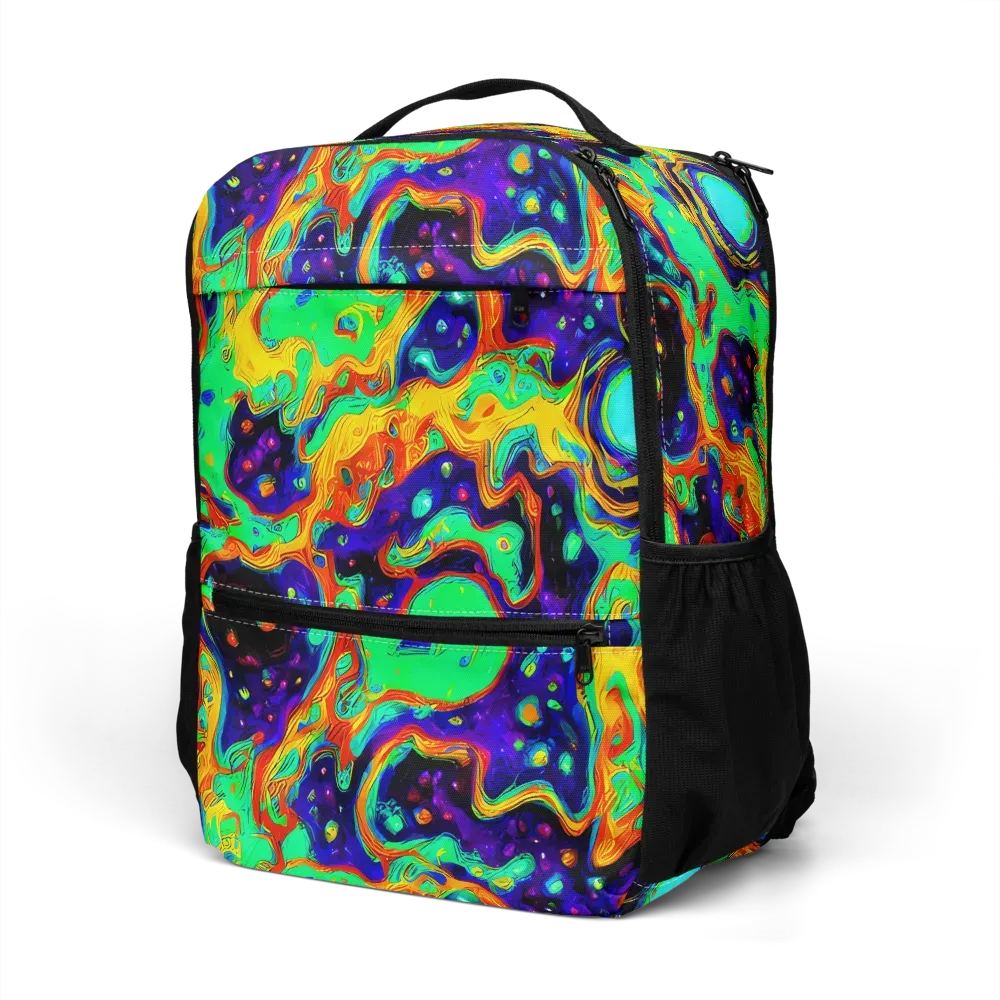 Deep Space Melt on Utility Backpack — Left Front
