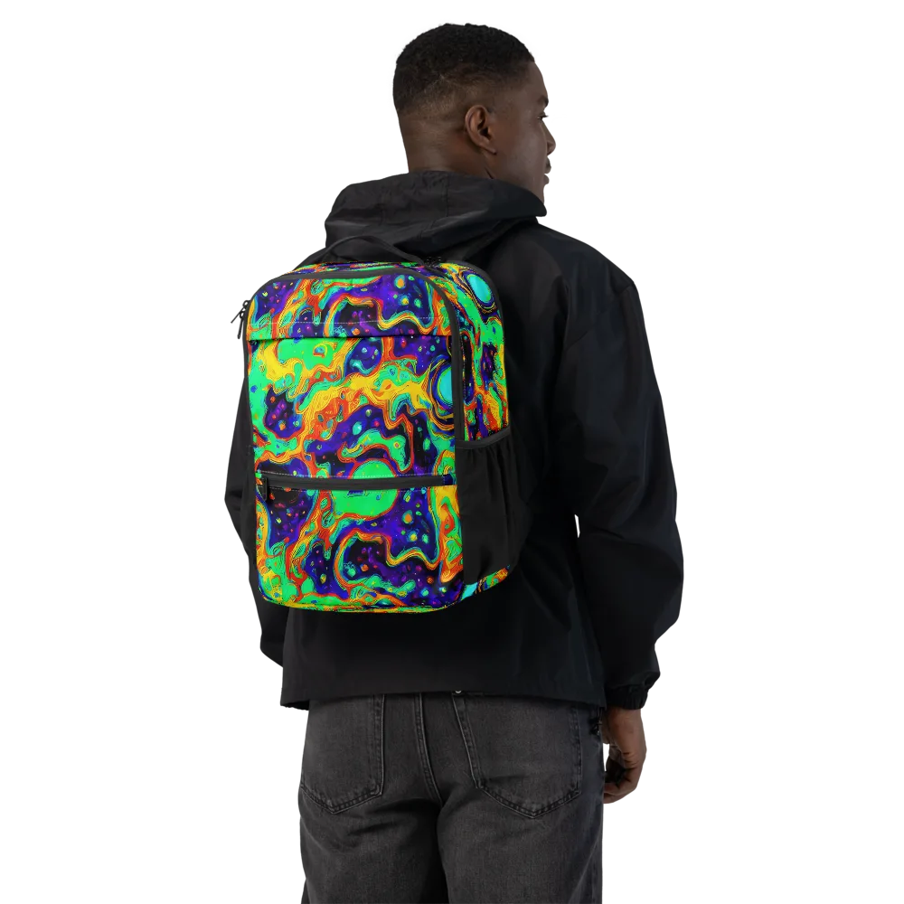 Deep Space Melt on Utility Backpack — Back