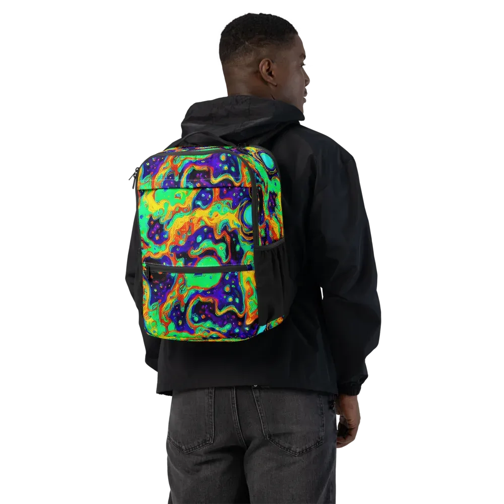 Deep Space Melt on Utility Backpack — Back
