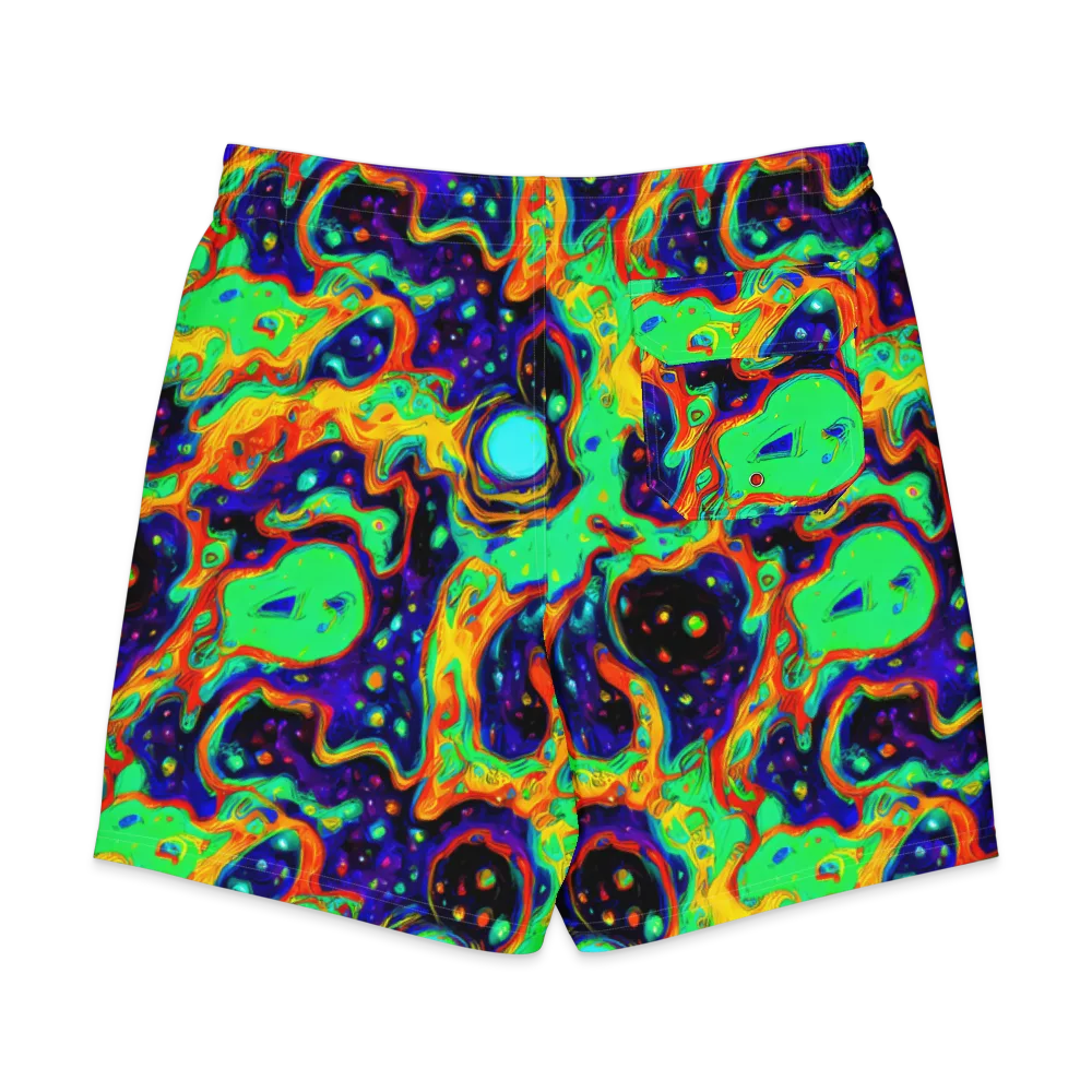 Deep Space Melt on Men's Board Shorts — Back