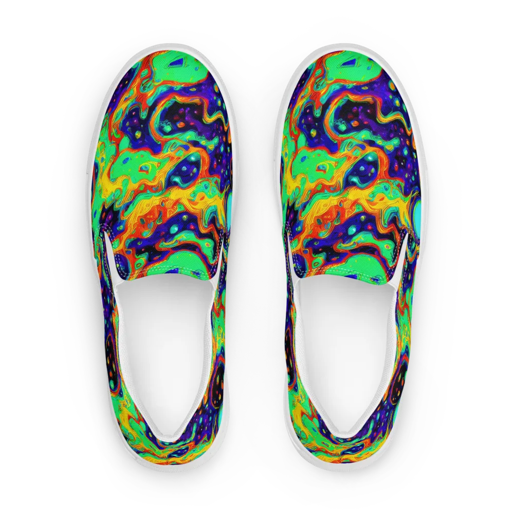 Deep Space Melt on Men's Slip-On Canvas Shoes — Front