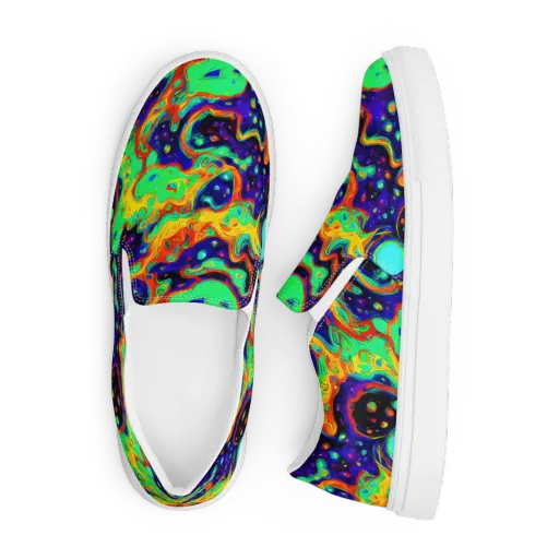 Deep Space Melt on a Men's Slip-On Canvas Shoes