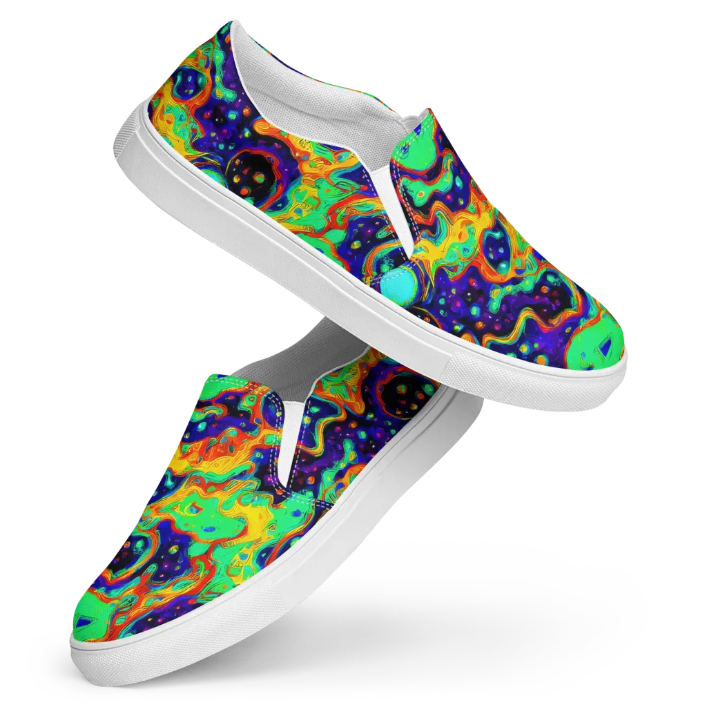 Deep Space Melt on Women's Slip-On Canvas Shoes — Front