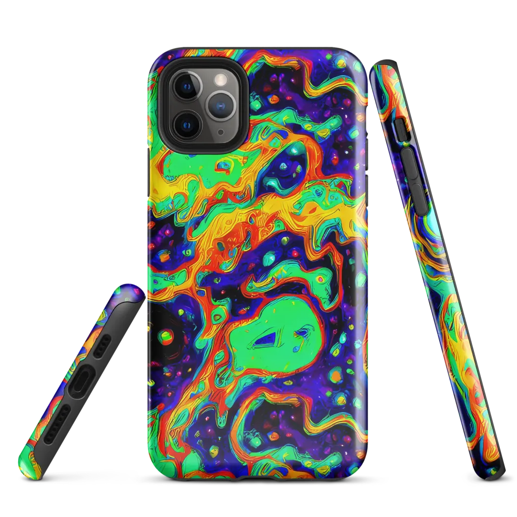 Deep Space Melt on Tough Case for iPhone® — Front