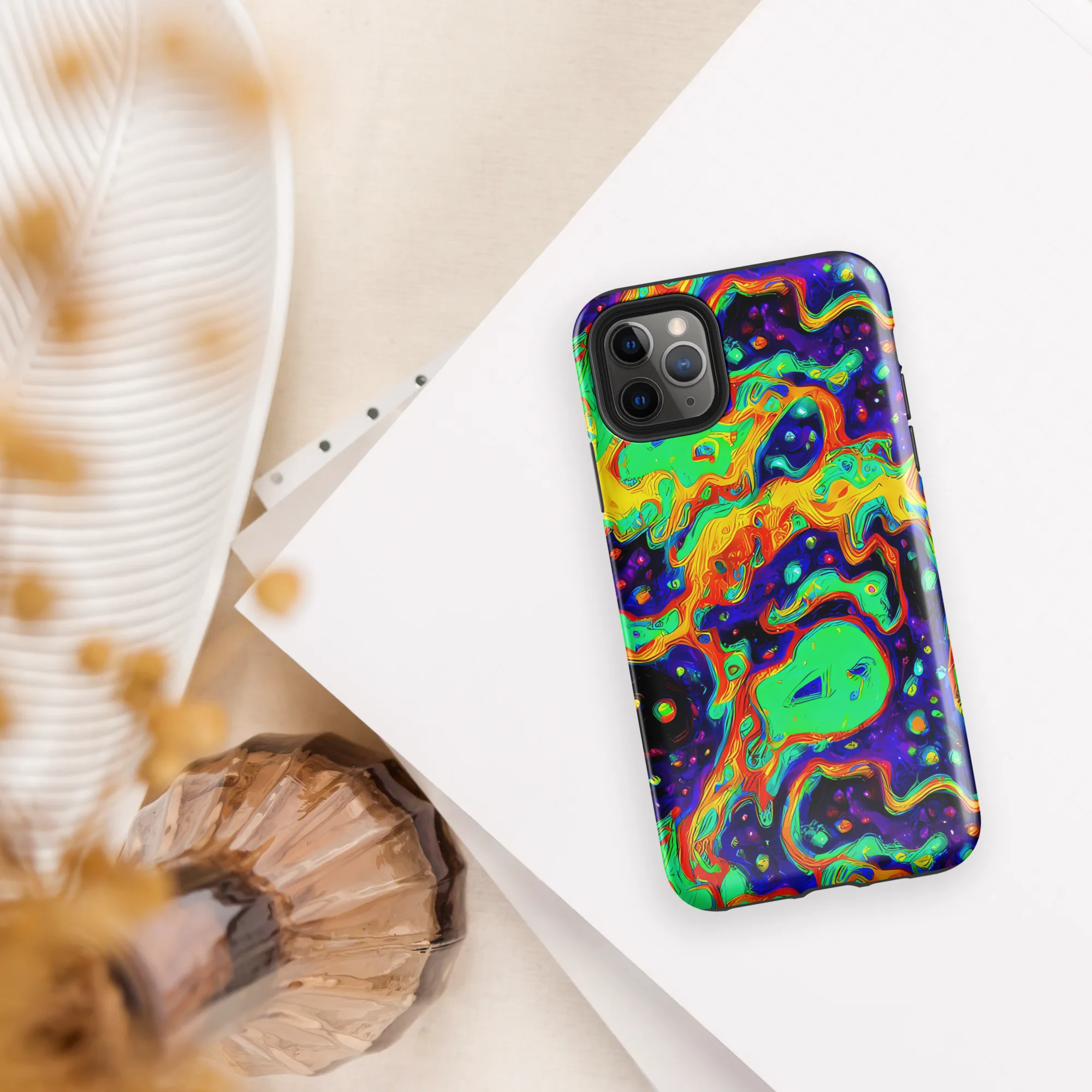 Deep Space Melt on Tough Case for iPhone® — Front