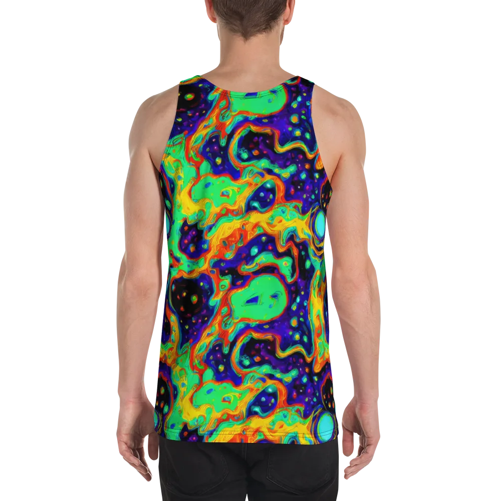 Deep Space Melt on Men's Tank Top — Back
