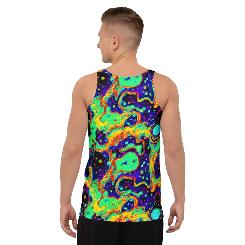 Deep Space Melt on Men's Tank Top — Back