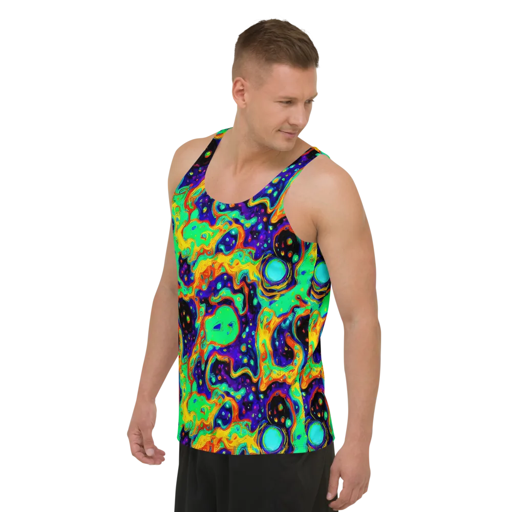 Deep Space Melt on Men's Tank Top — Left Front