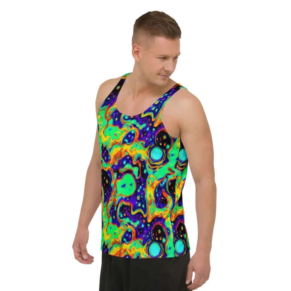 Deep Space Melt on Men's Tank Top — Left Front