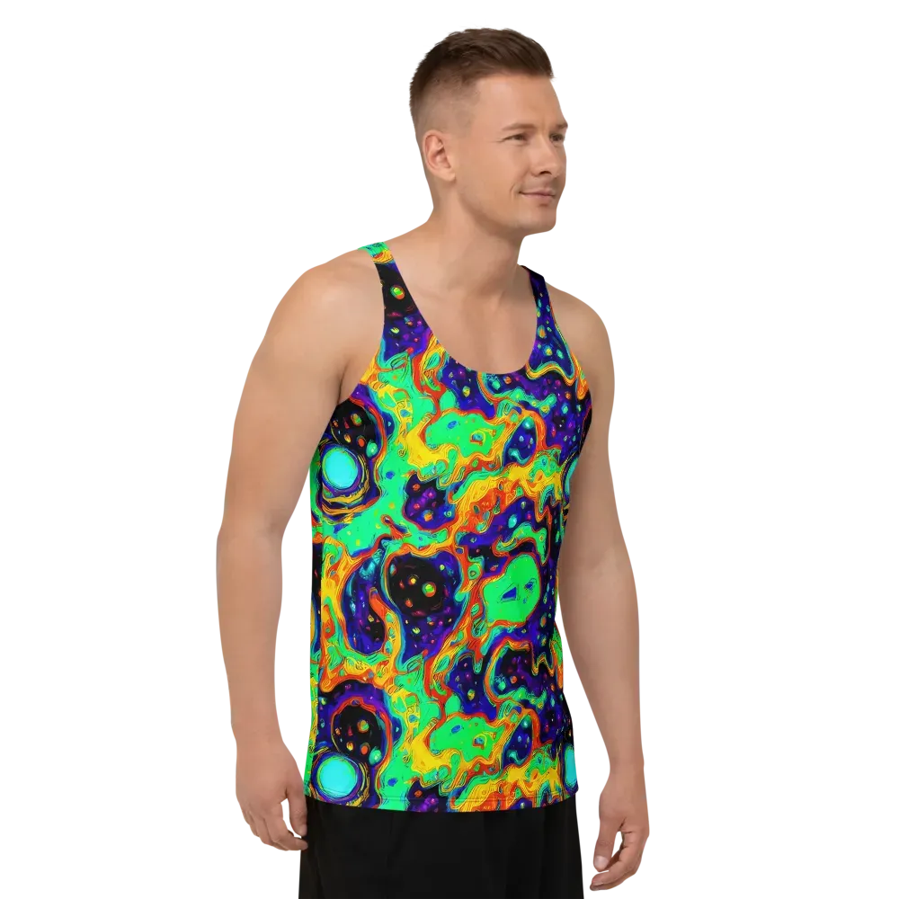 Deep Space Melt on Men's Tank Top — Right Front