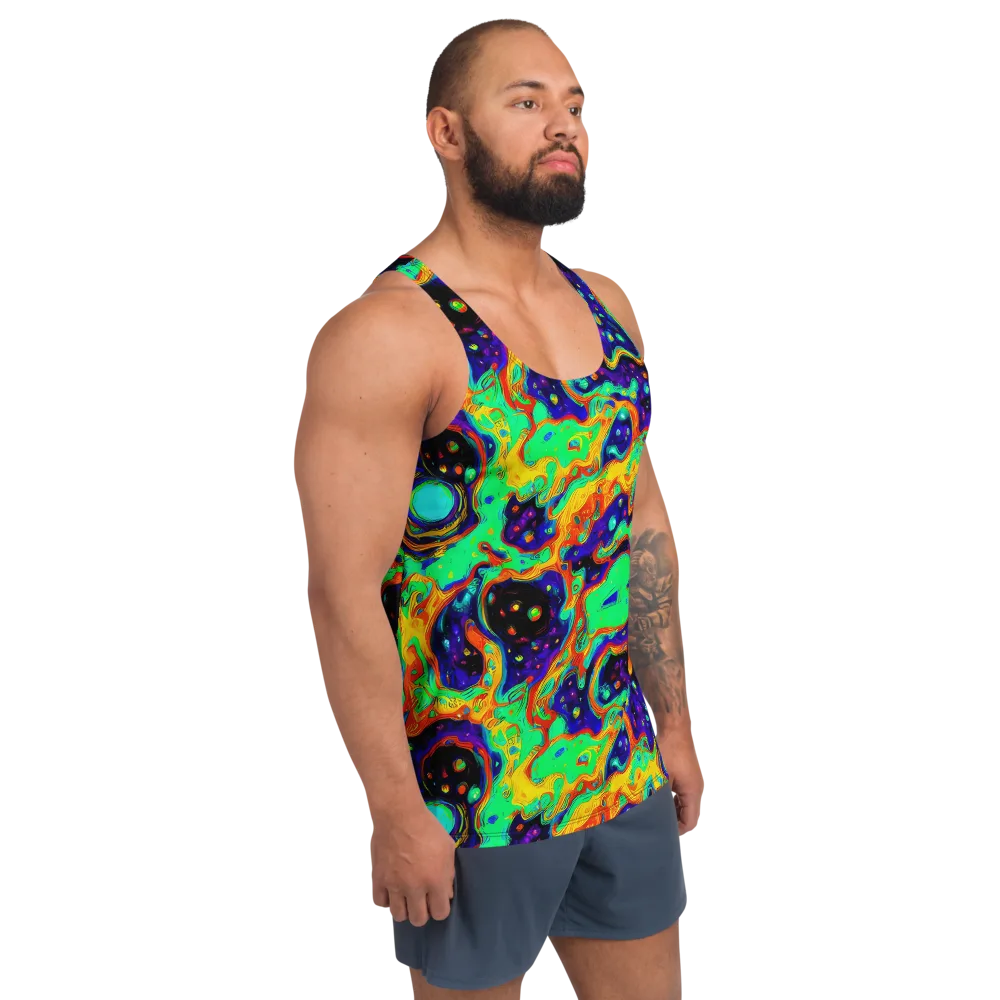 Deep Space Melt on Men's Tank Top — Right Front
