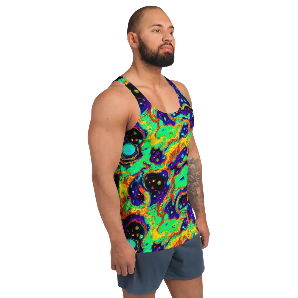 Deep Space Melt on Men's Tank Top — Right Front
