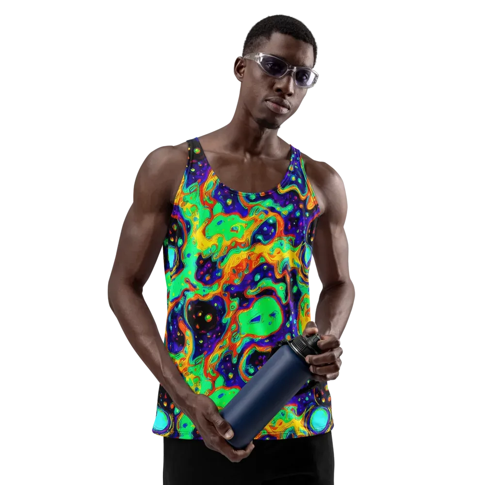 Deep Space Melt on Men's Tank Top — Front