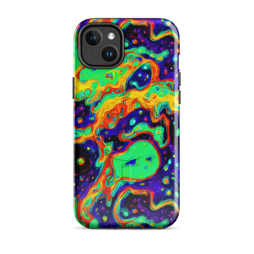 Deep Space Melt on MagSafe Tough Case for iPhone® — Front