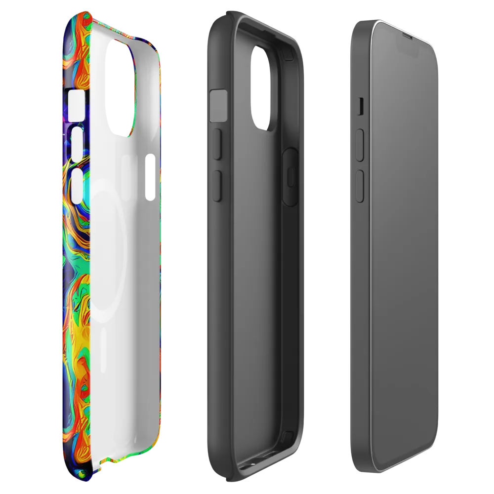 Deep Space Melt on MagSafe Tough Case for iPhone® — Front