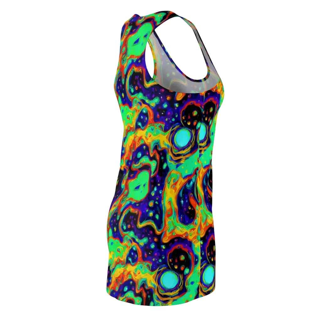 Deep Space Melt on Racerback Dress — Back Side