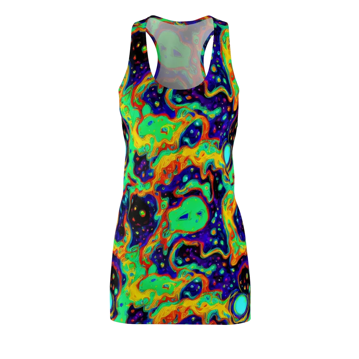 Deep Space Melt on Racerback Dress — Front