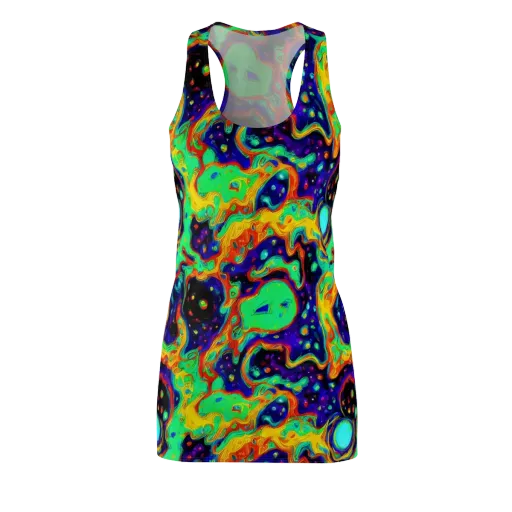 Deep Space Melt on a Racerback Dress