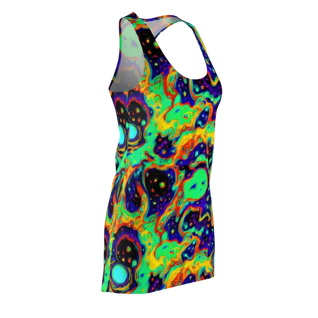 Deep Space Melt on Racerback Dress — Front Side