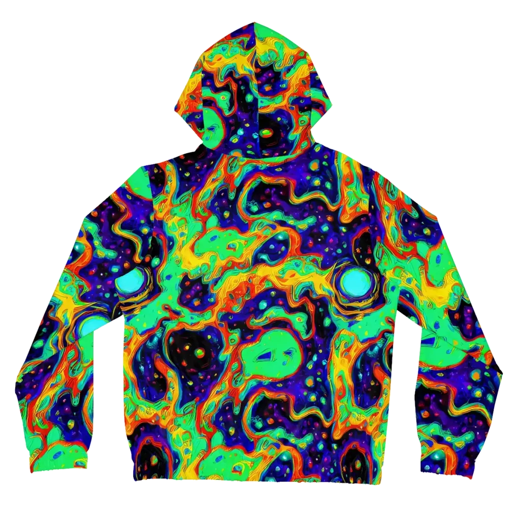 Deep Space Melt on Women's Full-Zip Hoodie — Back