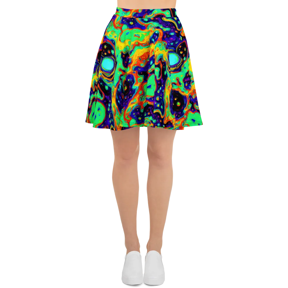 Deep Space Melt on Skater Skirt — Front