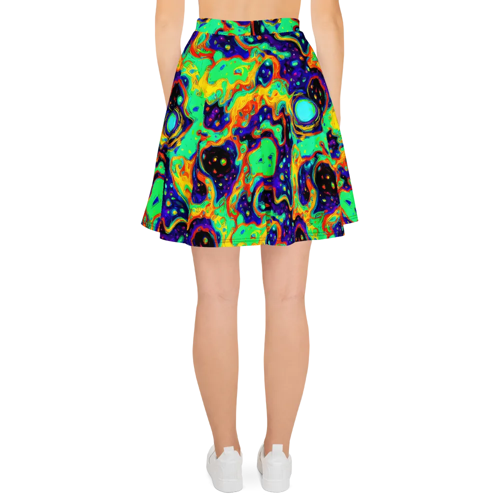Deep Space Melt on Skater Skirt — Back