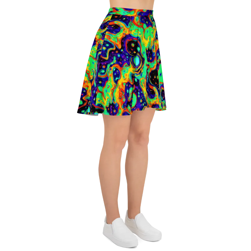 Deep Space Melt on Skater Skirt — Right