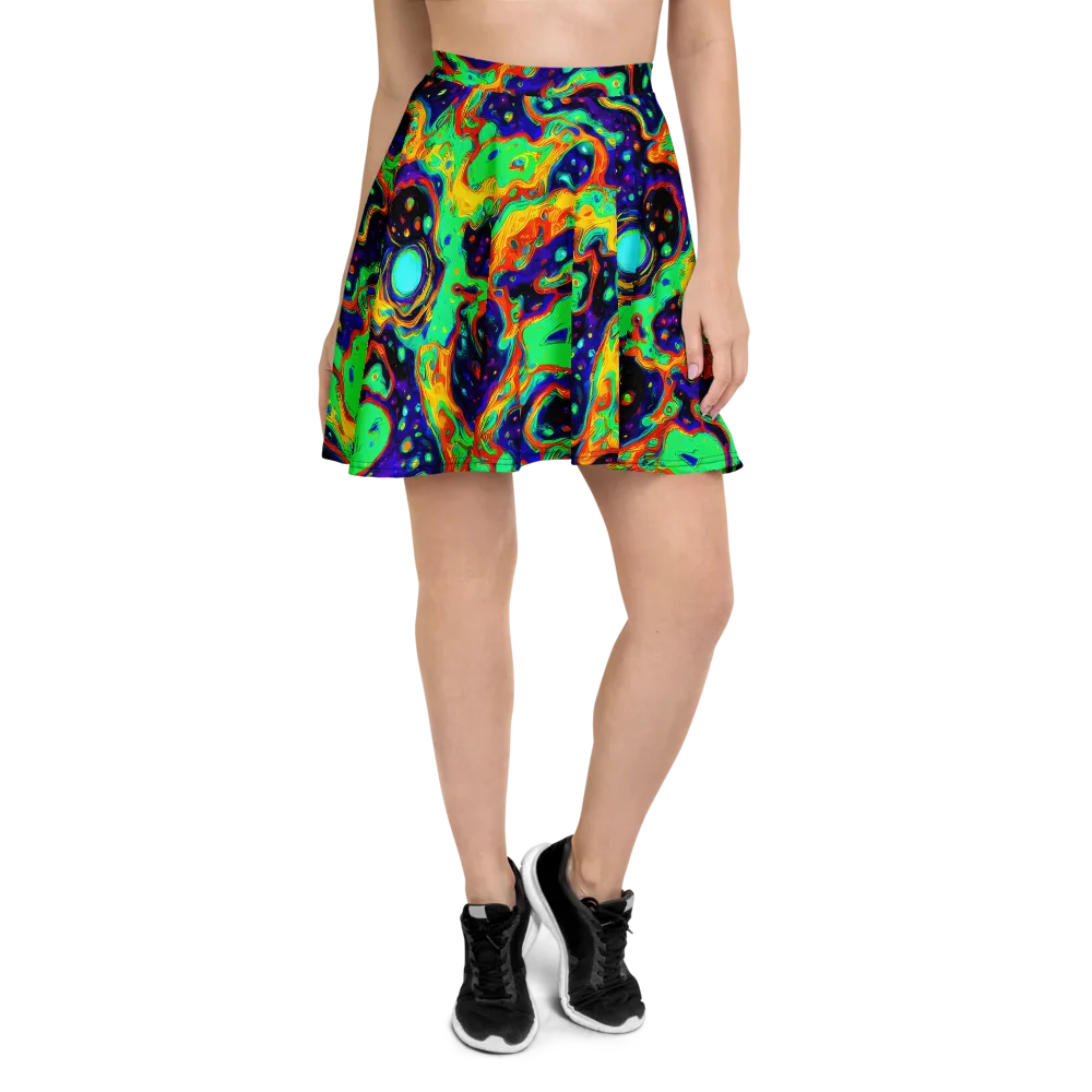 Deep Space Melt on Skater Skirt — Front
