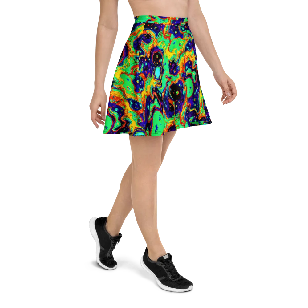Deep Space Melt on Skater Skirt — Right