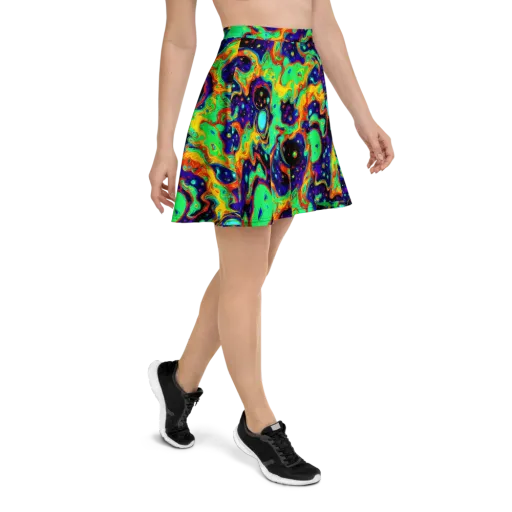 Deep Space Melt on a Skater Skirt