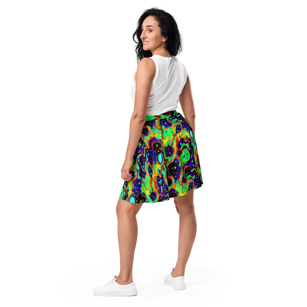 Deep Space Melt on Skater Skirt — Back