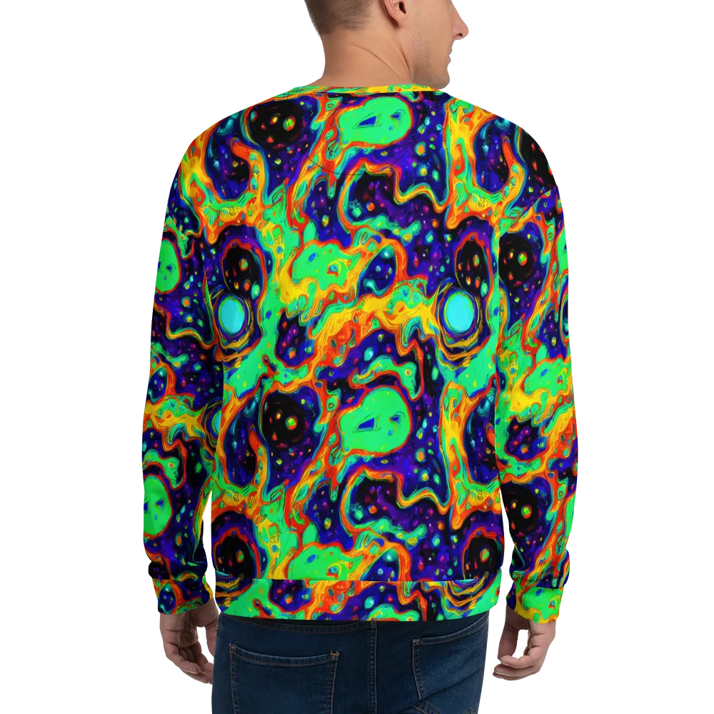 Deep Space Melt on Sweatshirt — Back
