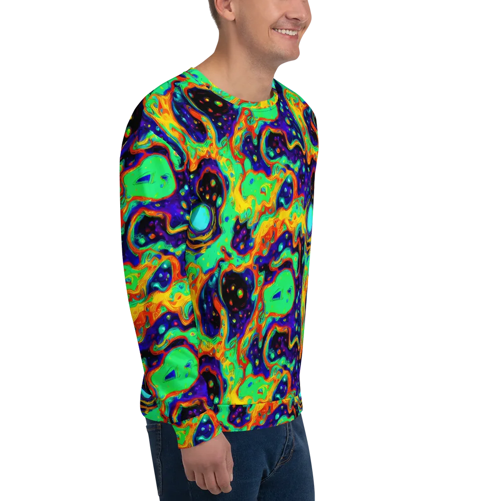 Deep Space Melt on Sweatshirt — Right Front