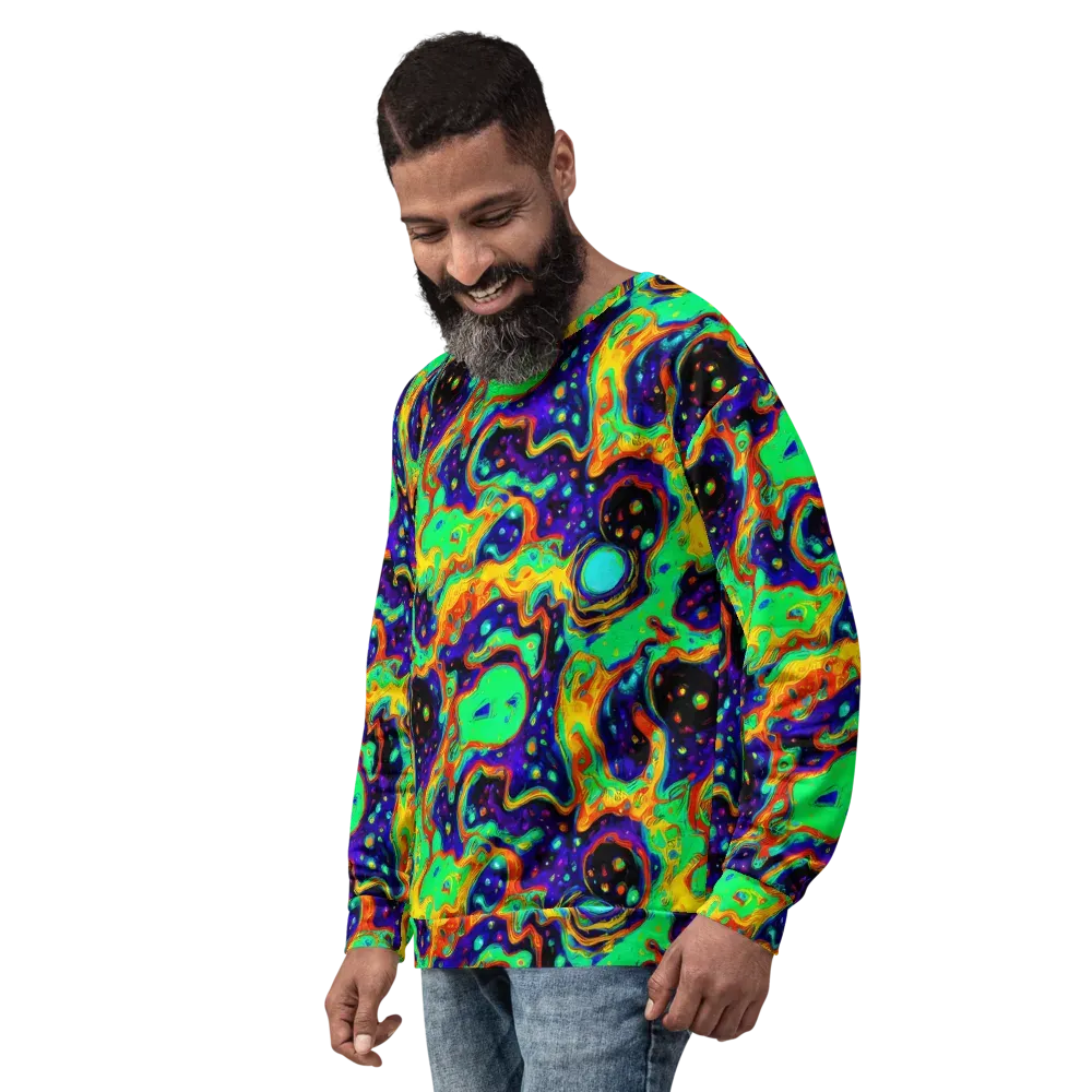 Deep Space Melt on Sweatshirt — Left Front