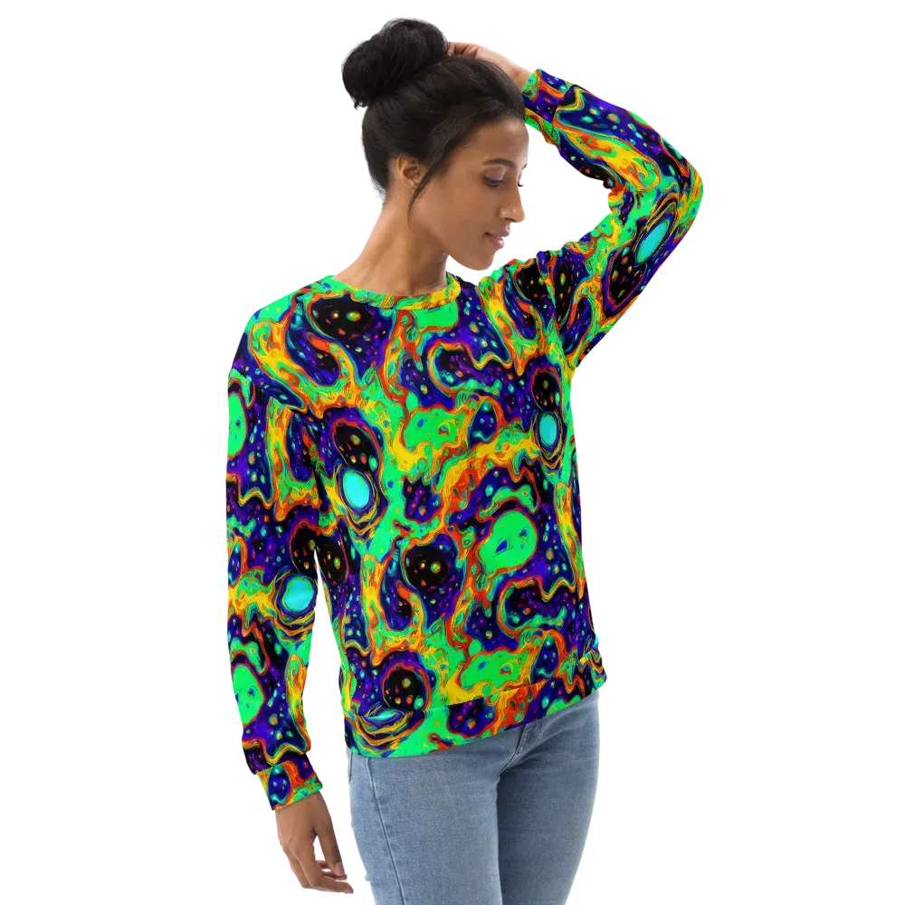 Deep Space Melt on Sweatshirt — Right Front