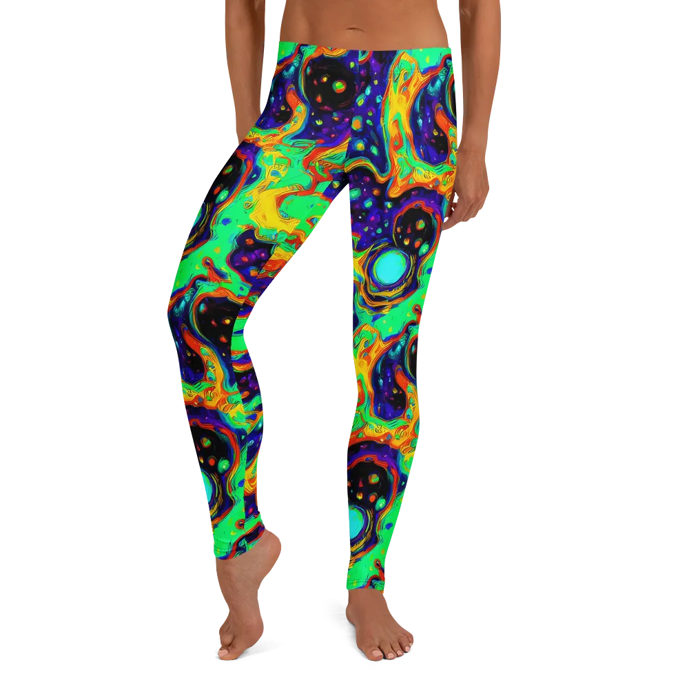 Deep Space Melt on Leggings — Front