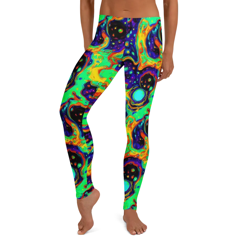 Deep Space Melt on Leggings — Front