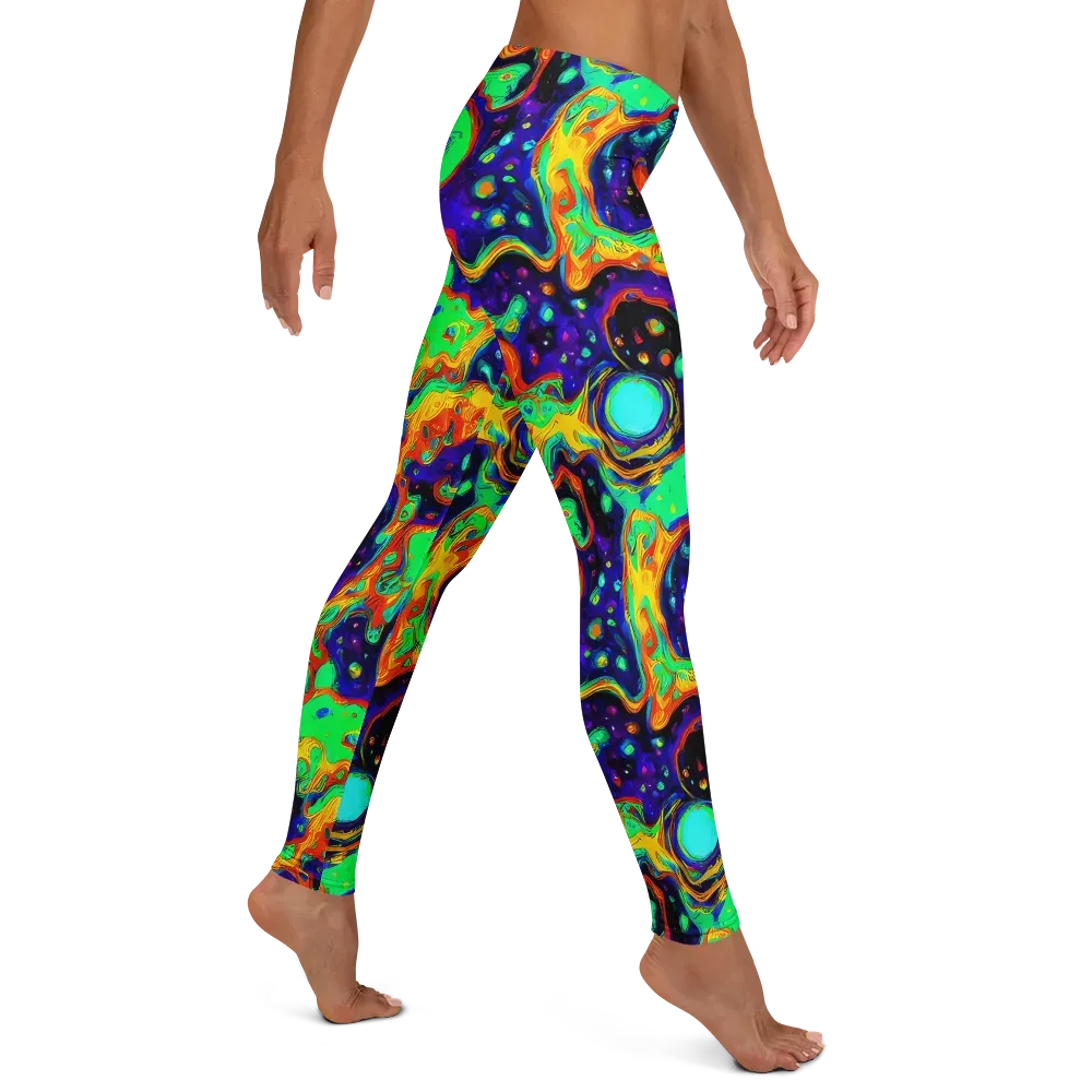 Deep Space Melt on Leggings — Right