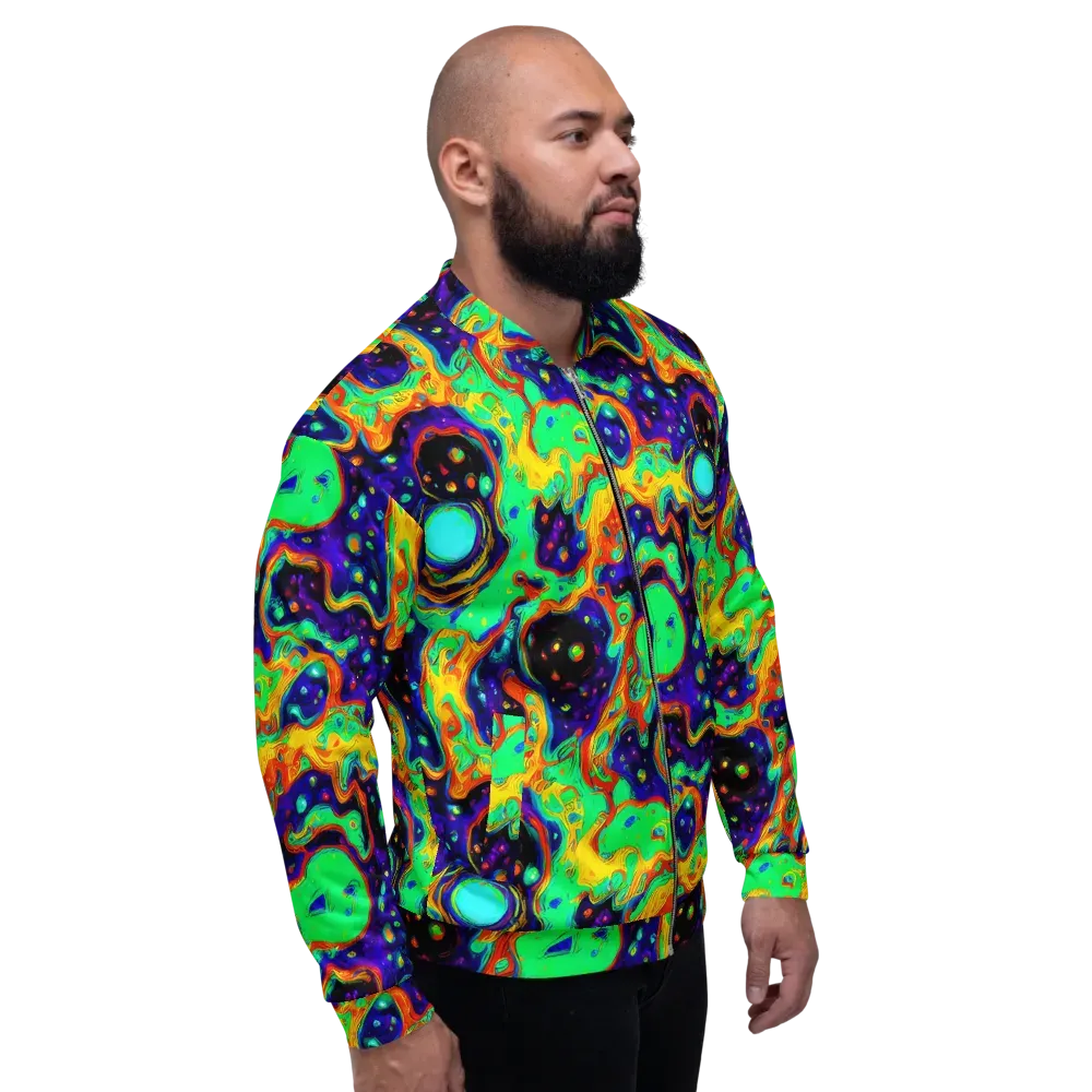 Deep Space Melt on Bomber Jacket — Right