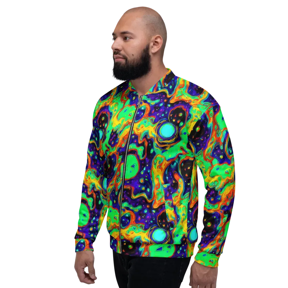 Deep Space Melt on Bomber Jacket — Left