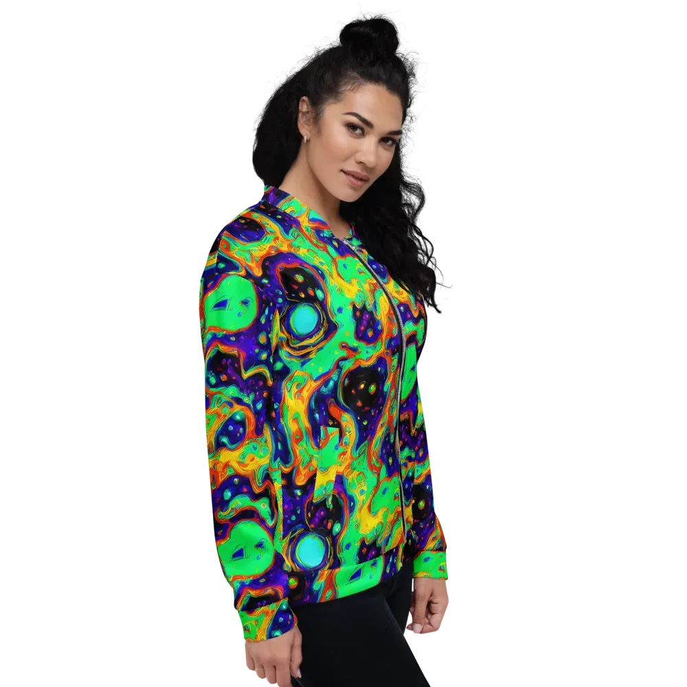 Deep Space Melt on Bomber Jacket — Right