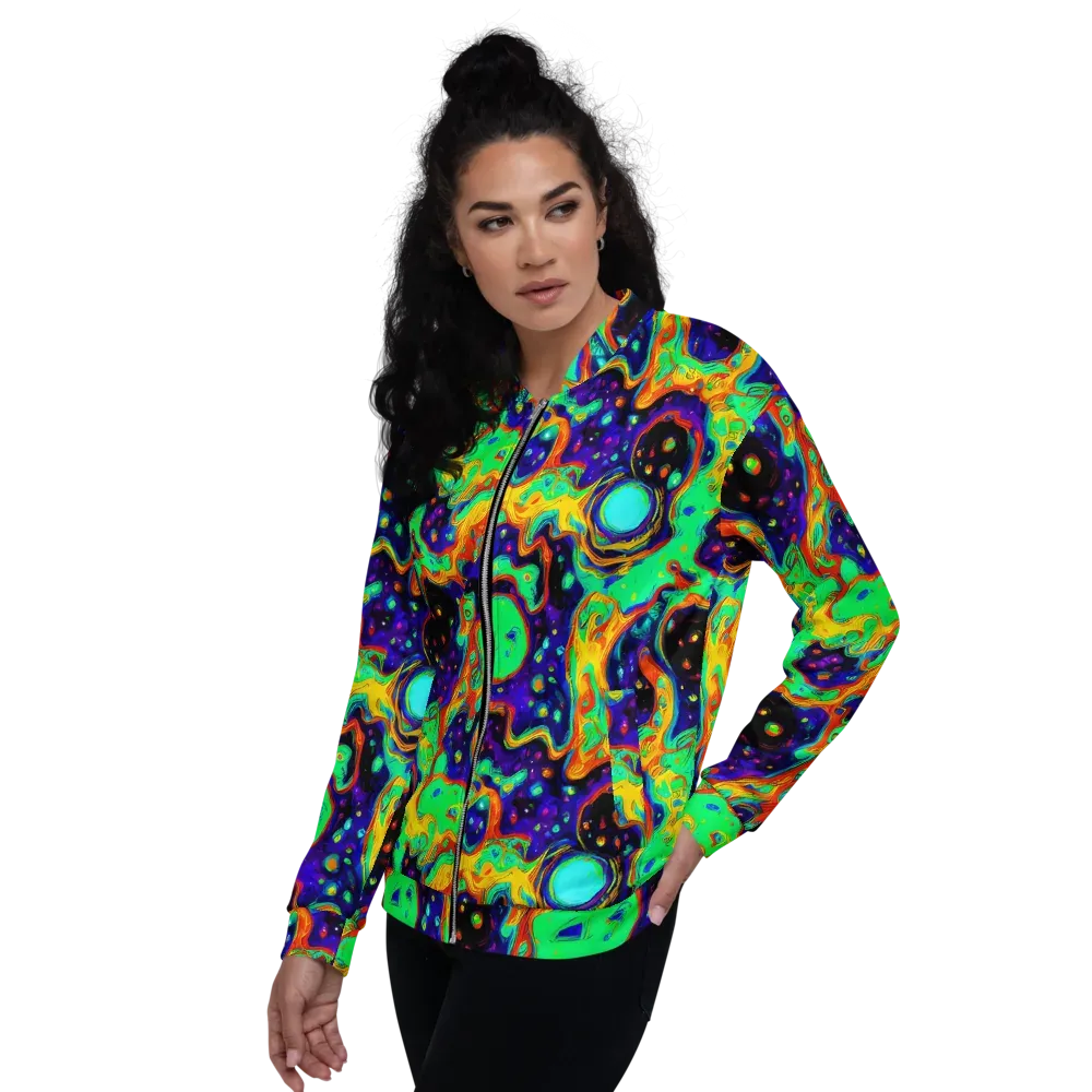 Deep Space Melt on Bomber Jacket — Left