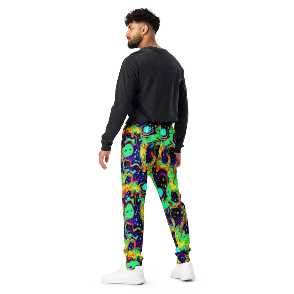 Deep Space Melt on Men's Joggers — Back