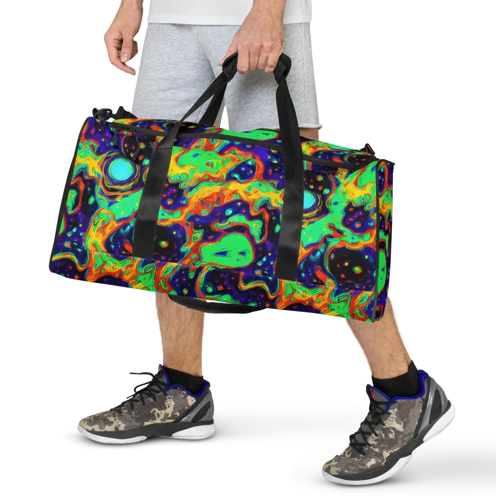 Deep Space Melt on Duffle Bag — Front