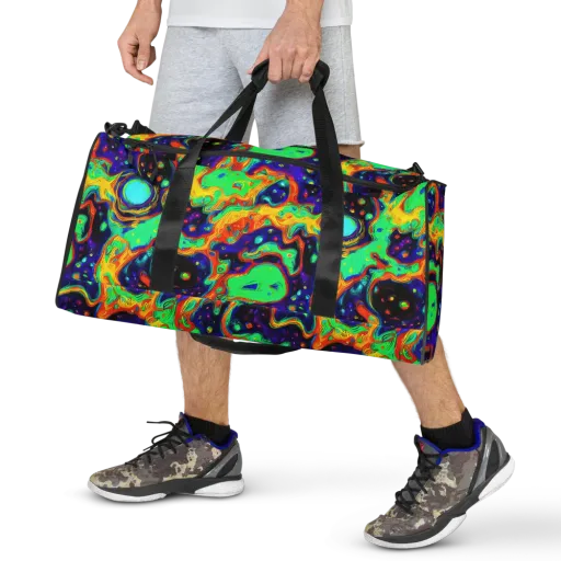 Deep Space Melt on a Duffle Bag
