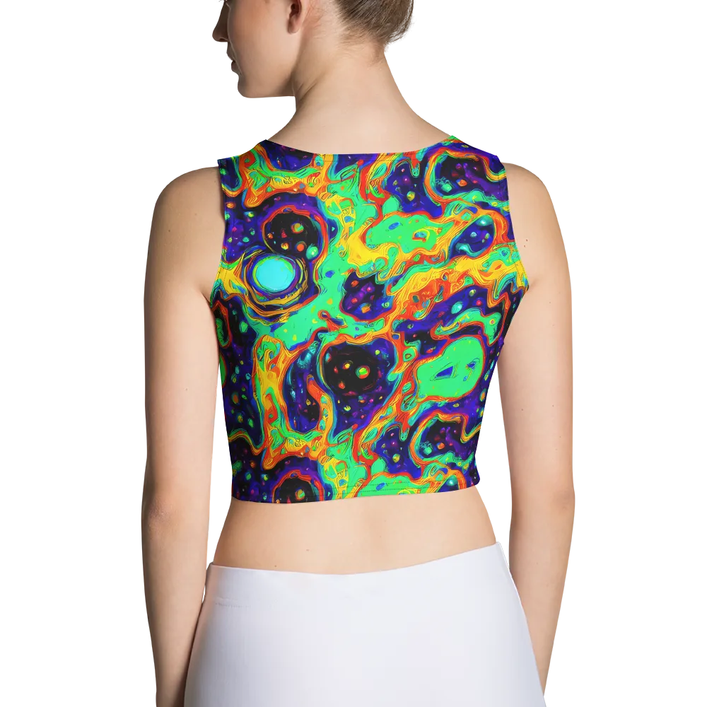 Deep Space Melt on Crop Top — Back